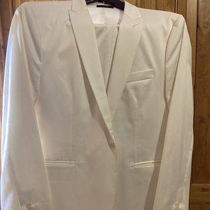 Express 46R white suit (36/32 pants)